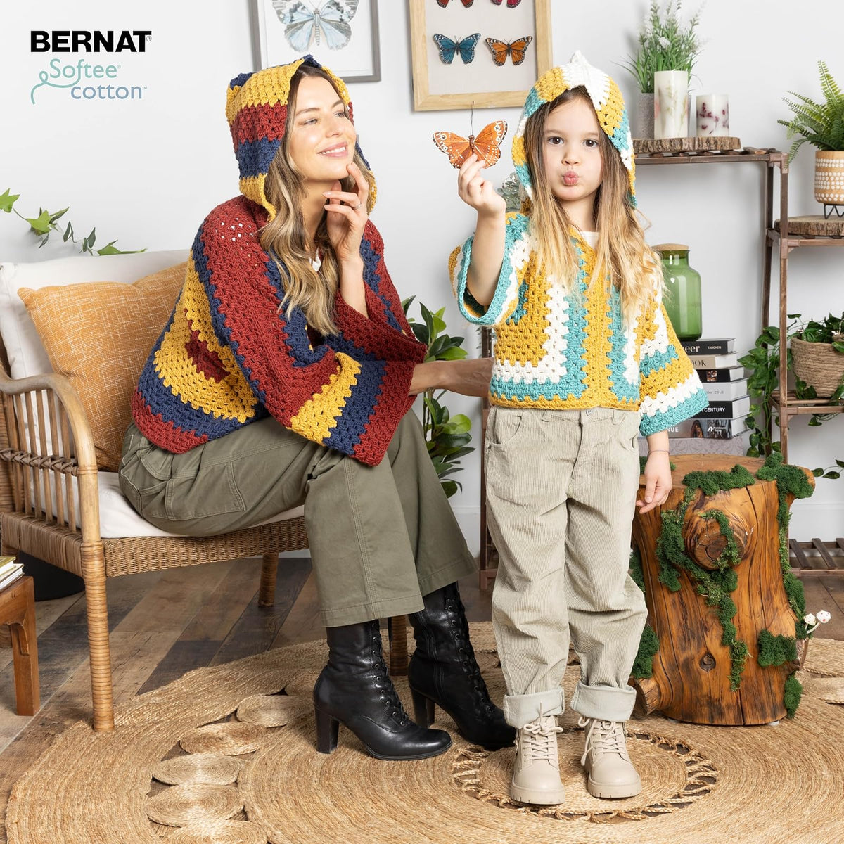 Bernat Softee - Hilo de algodón de ondas azules, paquete de 3 unidades de 120 g, nailon - 3 DK (ligero) - 254 yardas - Tejer, ganchillo y manualidades