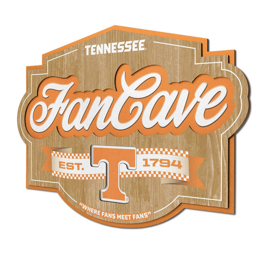 YouTheFan NCAA Tennessee Volunteers Fan Cave Letrero