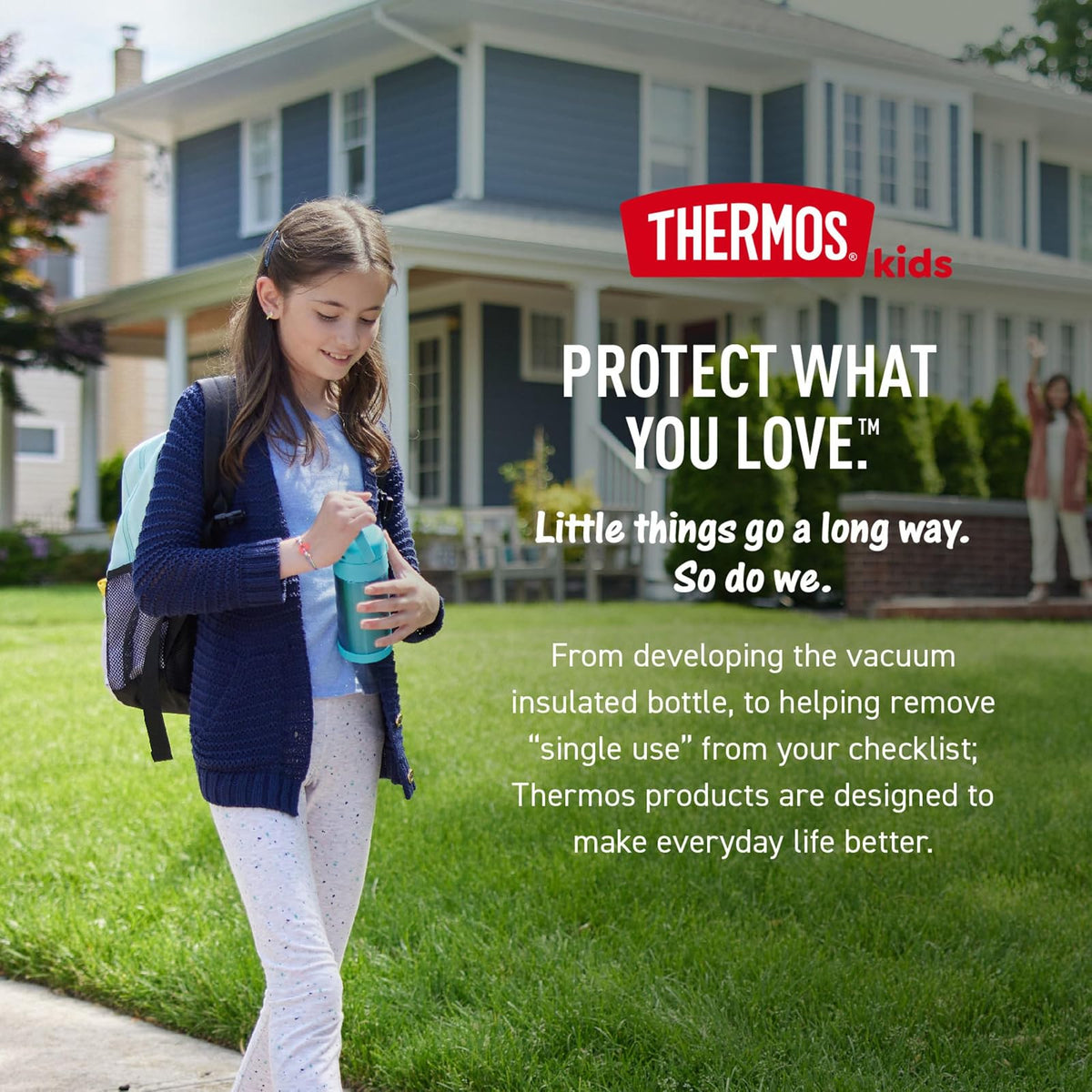 THERMOS FUNTAINER - Botella de acero inoxidable para niños, diseño de Patrulla Canina