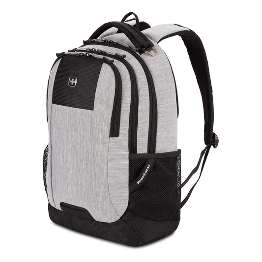 SwissGear Cecil Mochila, Computadora portÃƒ¡til, Heather Gray, Backpack Only