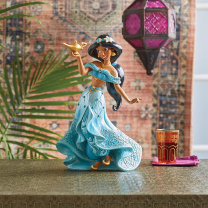 Enesco Disney Traditions Collection by Jim Shore Aladdin - Figura de lujo de princesa encantada jazmín, resina de piedra, pintada a mano, cifras de jazmín, Disney, decoración del hogar, estatua