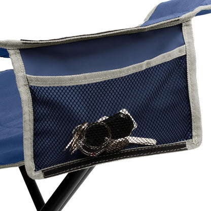 Coleman Big-N-Tall - Silla de Camping con portavasos y Bolsillo Lateral, Resistente al Agua XL para Exteriores, soporta hasta 600 Libras, Ideal para Camping, portón Trasero, chimeneas, Patio y más