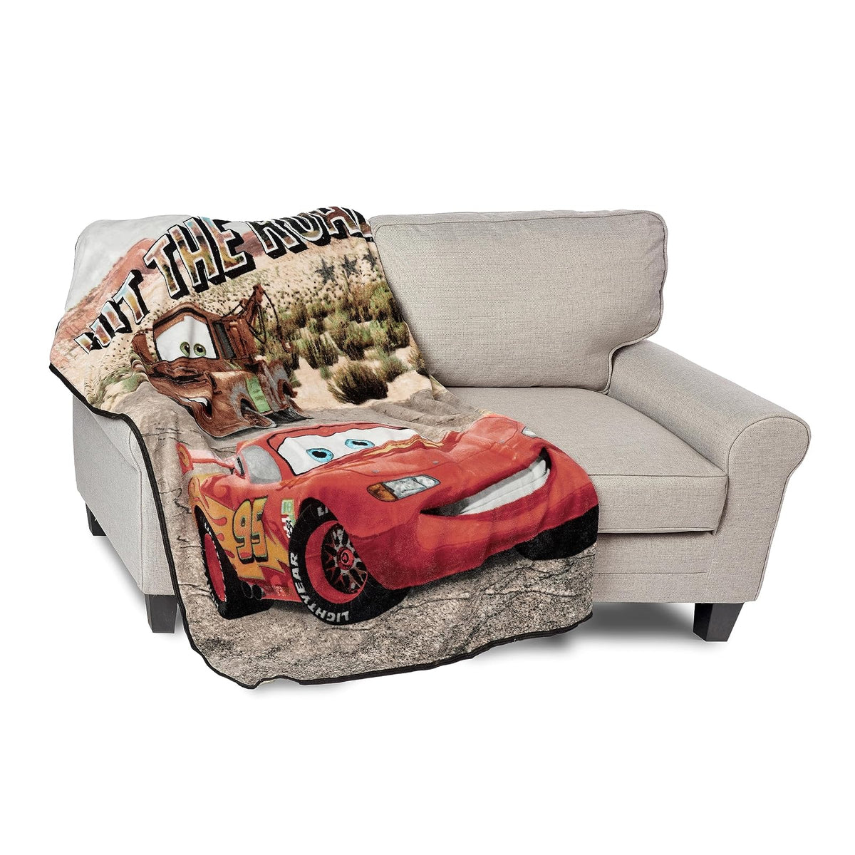 Northwest Princesa, Manta de Tricot 1.16 x 2.03 m Cars, Multi Color, 46" by 60", 1