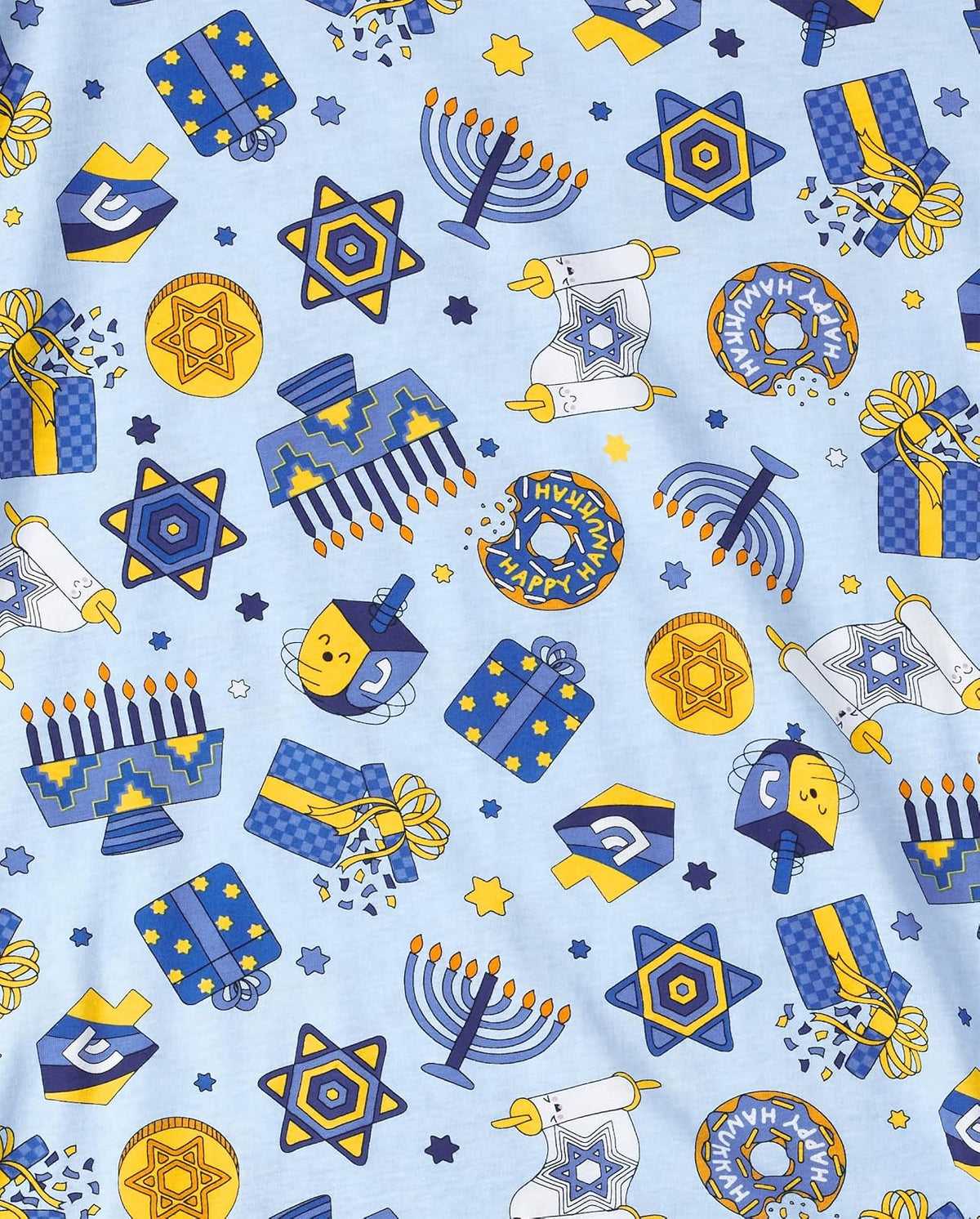 The Children's Place Conjunto de Pijama Hanukkah, algodón a Juego Familiar, Juego de Pijama niños Unisex