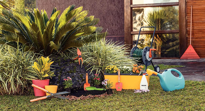 TRAMONTINA - Tijeras para Setos y Césped 12", Lámina de Acero al Carbono, Mango de Madera, Resistente, con Guarnición Metálica, Liviana y Práctica, Herramienta para Jardinería