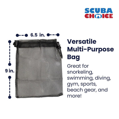 Scuba Choice Máscara de Buceo, Marcador de Superficie o Bolsa de Malla de Almacenamiento Multiusos