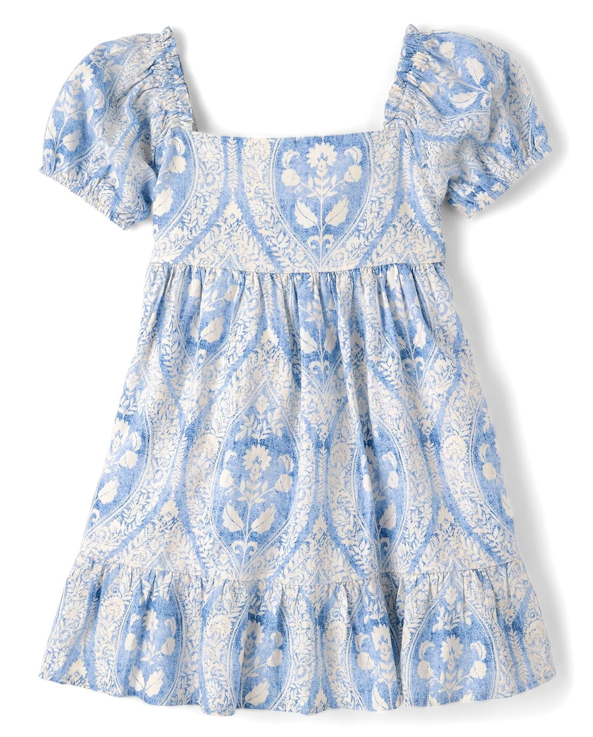 Gymboree Vestido de Suéter Manga Corta para Niña - Burbuja Aura Azul - 10