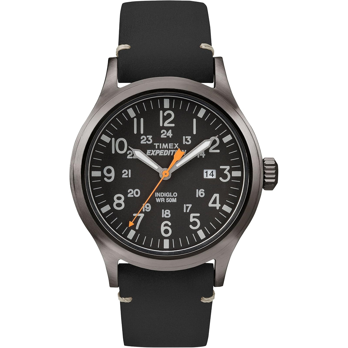 Timex Expedition Scout Reloj Análogico para Hombre, 40 mm - Negro - Negro - Gris