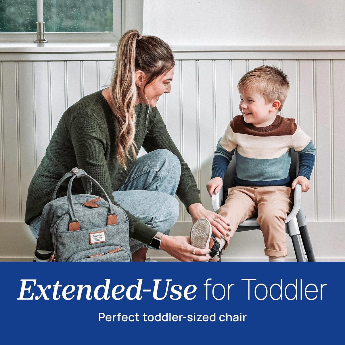 Chicco Zest™ - Silla alta plegable 4 en 1, silla de alimentación, silla para niños pequeños y taburete juvenil, multiusos, fácil de limpiar, color gris