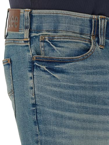 Lee Jeans Rectos relajados Big & Tall Extreme Motion Jeans para Hombre | Cintura 38-64, tallas XL-6XLT, Maverick, diseñada exclusivamente para hombres grandes y altos