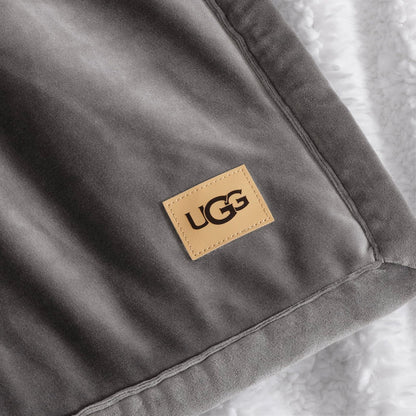 UGG Bliss - Manta de Felpa de Forro Polar Suave y esponjosa para Cama o sofá, de Gran tamaño, cálida, Reversible, Lavable a máquina, Peso Medio, decoración del hogar, Manta de Regalo, 50 x 70