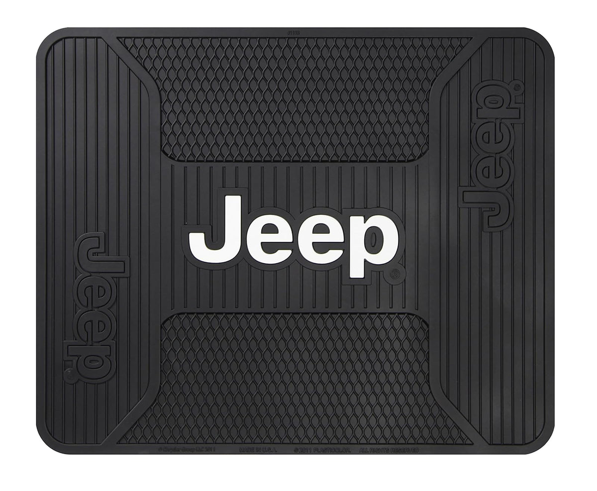 Plasticolor Alfombrilla para Asiento Trasero Elite para Jeep, Negro, 43 x 35 cm, 001222R01