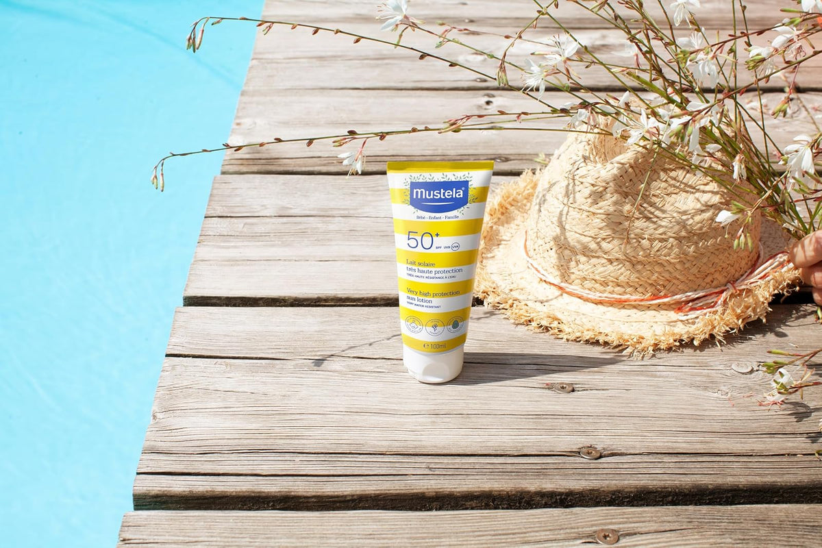 Mustela Loción Solar De Alta Protección FPS 50+, 40ml