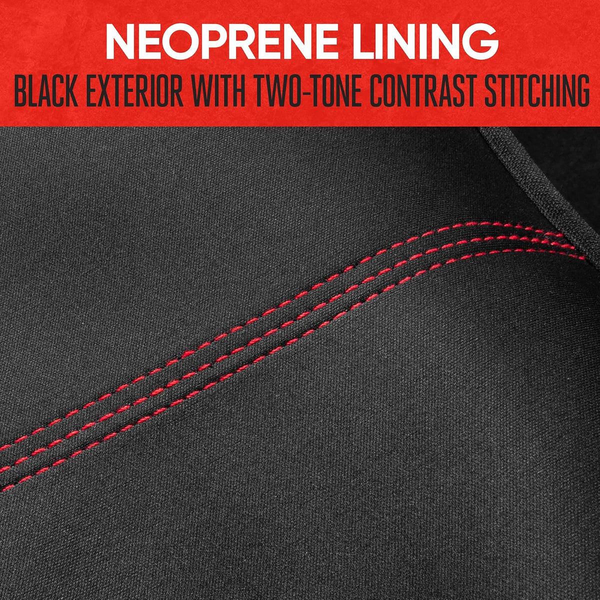 Motor Trend SpillGuard Funda Impermeable de Neopreno para Asiento Trasero Universal para Automóviles/Camión/SUV, Rojo, M268