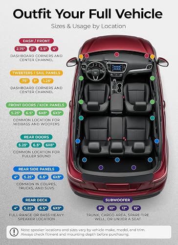 Pioneer TS-F1035R - Altavoces coaxiales de Audio para automóvil de 2 vías, Altavoces Redondos de Rango Completo de 4 Pulgadas, Potencia máxima de 150 W (par)