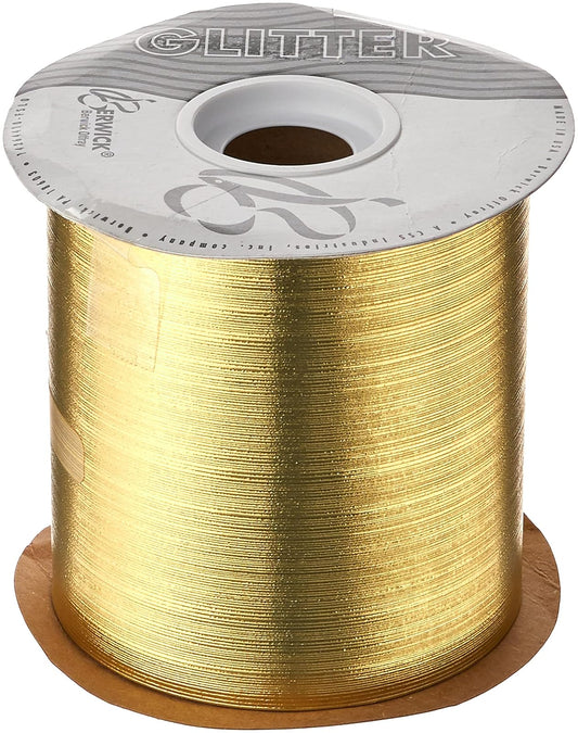 Berwick FGB001-10050-B015 Cinta de purpurina cepillada de 4 pulgadas, dorado