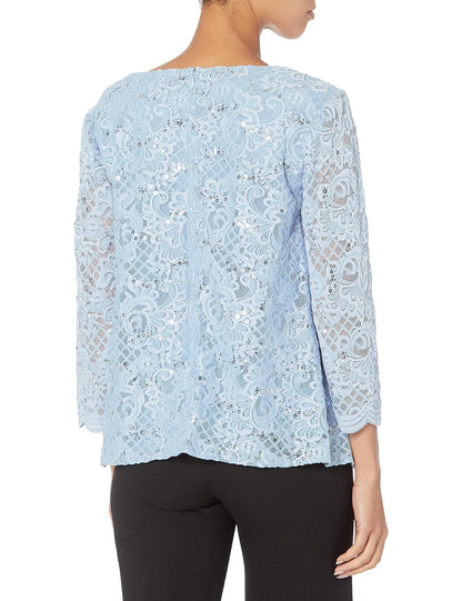 Alex Evenings Mock Twinset - Juego de 2 Piezas (Regular y Petite) Blusa para Mujer