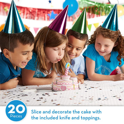 Melissa & Doug Pastel De Fiesta De Tres Capas De Madera