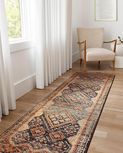 Loloi II Jocelyn Collection JOC-05 Navy/Multi 4'-0" x 6'-0" Accent Rug