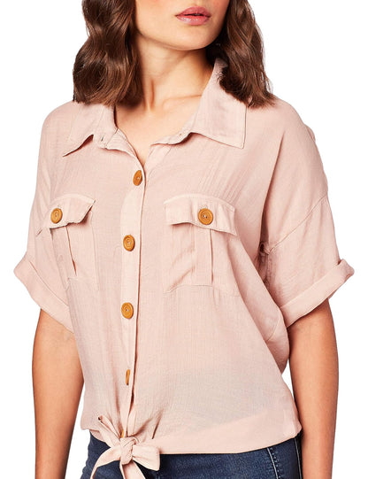 Ferriano BP01144-RA-M Blusa para Mujer, Color Rosa, Mediano