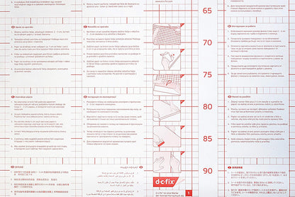 D-C-Fix 346 – 0017 decorativo autoadhesivo película de la ventana, Brillante transparente, 17.71" x 78" Roll