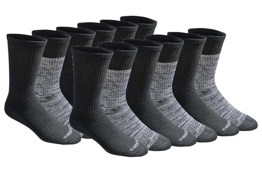 Dickies Dritech Advanced - Calcetín para mujer, absorbe la humedad, paquete de 6