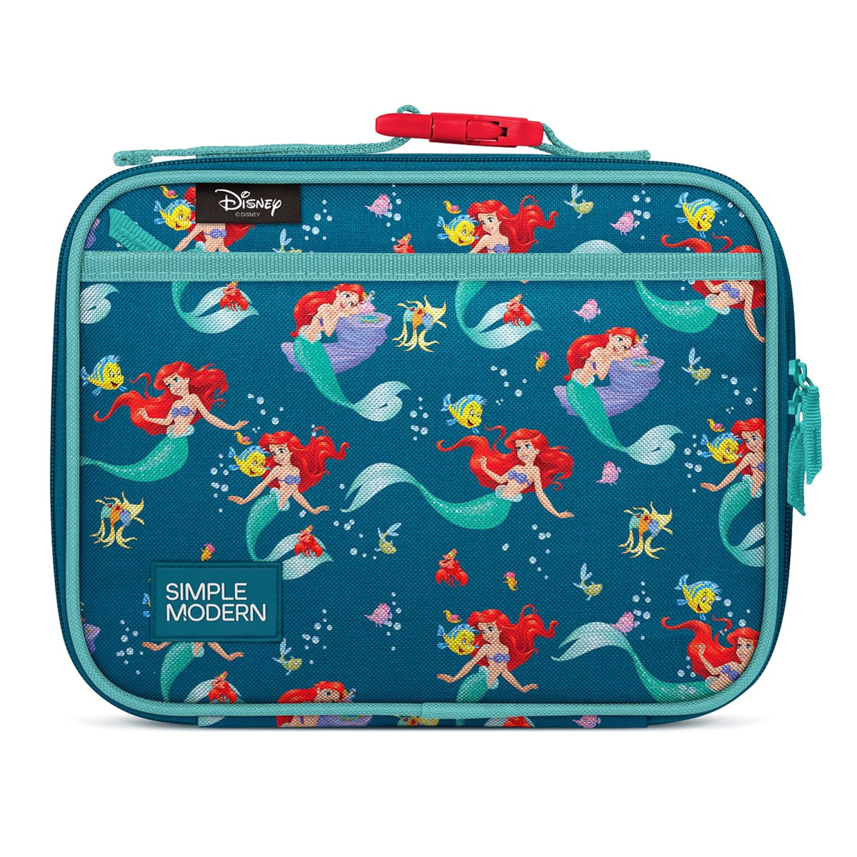 Simple Modern Hadley Lonchera Escolar Aislada 4 Litros - Fiambrera Hadley - Disney: sueño del día de Ariel