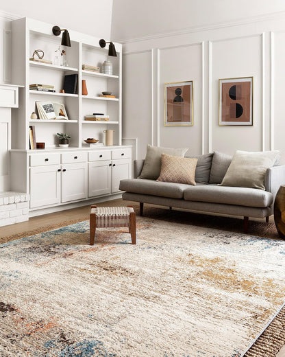 Loloi Tapete Decorativo Alchemy, Tejido a Máquina - 4' x 2'8" (Rectangular) - Ivory - Multi