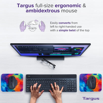 Targus Mouse ERGOFLIP AMB586GL Ecosmart