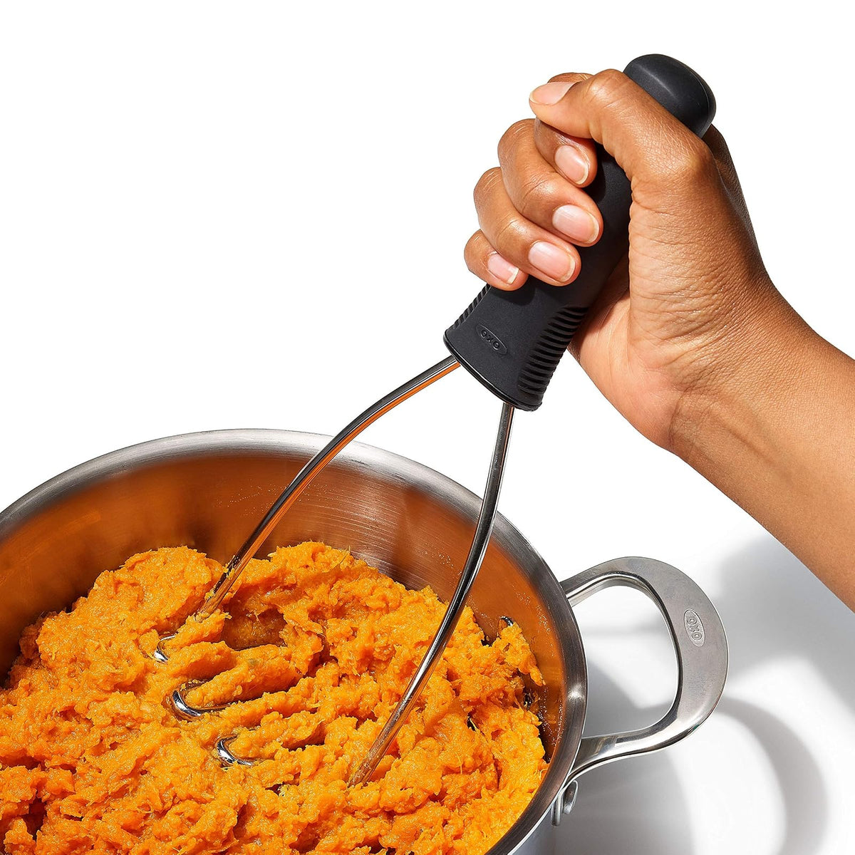 OXO NEW OXO Good Grips - Triturador de patatas de acero inoxidable
