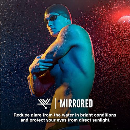 Speedo Speed Socket 2.0 Mirrored Swim Goggles, Dazzling Blue, One Size
