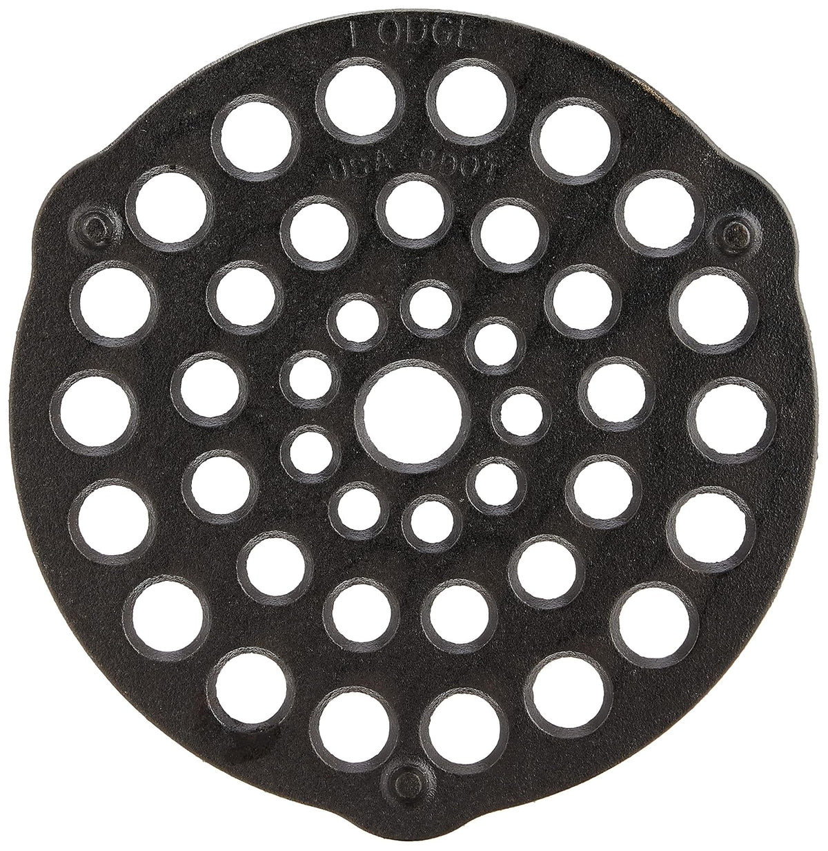 Lodge L8DOT3 Cast Iron Meat Rack/Trivet, Pre-Seasoned, 8"