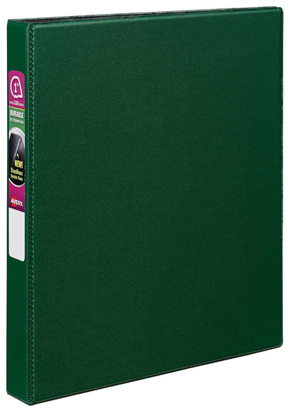Avery Durable Binder con Slant Anillo, 2.54cm (1'') - 2.54cm (1'') - Verde