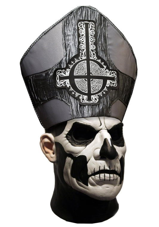 Máscara oficial de Papa Emeritus II banda Ghost máscara realista para Halloween conciertos y cosplay de rock