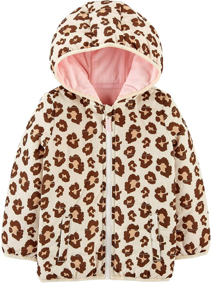 Simple Joys by Carter's Chamarra de suéter con Capucha Neutra con Forro de Sherpa Chamarra de Forro Polar para Bebé-Niñas