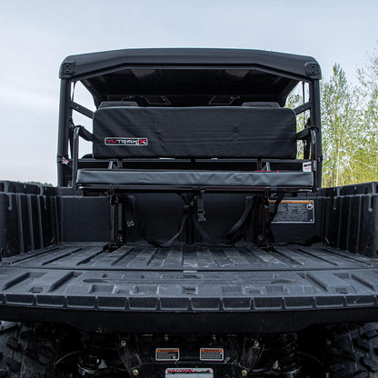 YUTRAX® - Asiento de montaje universal UTV, accesorio UTV, aumenta la capacidad de asiento, marco de acero resistente, asiento y respaldo acolchados, asiento abatible hacia arriba, fácil de montar