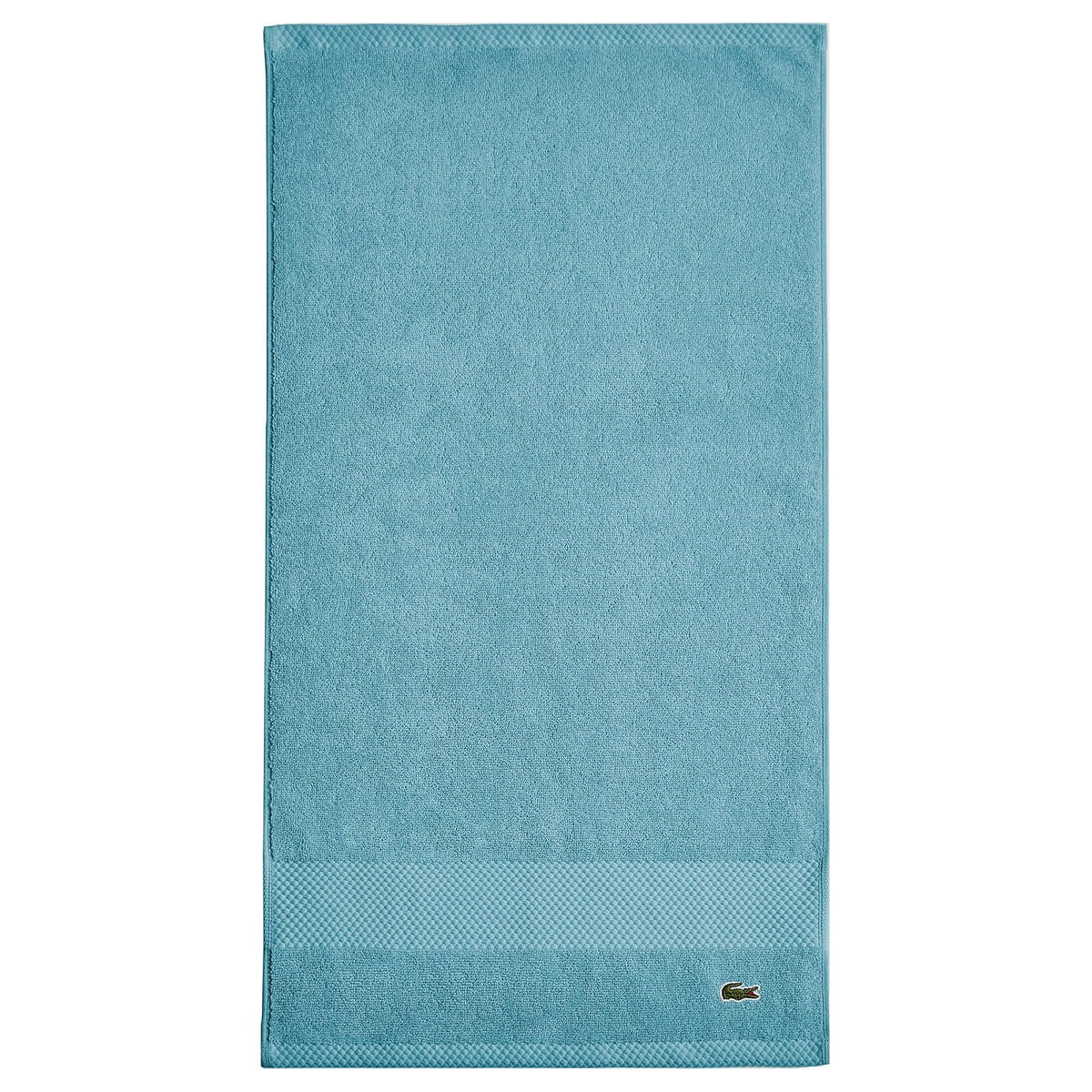 Lacoste Heritage Supima - Toalla de Mano de algodón, Celestial, 40.6 x 76.2 cm