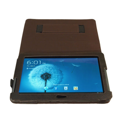 KYASI Seattle Classic - Funda Tipo Libro para Samsung Galaxy Tab 2 (10,1", Piel sintética), Color Negro, marrón, (Buckskin Brown), Galaxy Tab 2 10.1"