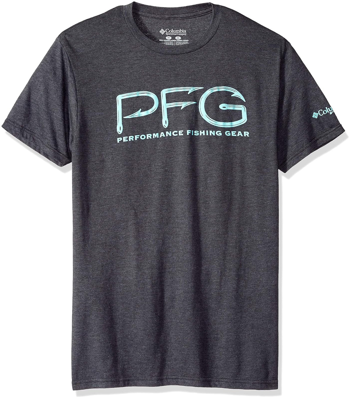 Columbia Playera Gráfica PFG para Hombre - Ganchos de carbón jaspeado - Pfg - XXL