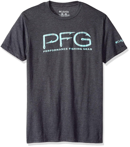Columbia Playera Gráfica PFG para Hombre - Ganchos de carbón jaspeado - Pfg - XXL