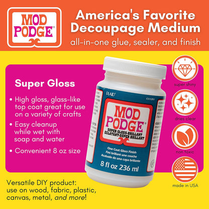 Mod Podge CS11297 Brillo súper Grueso (8 onzas)