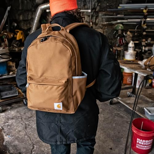 Carhartt 21l Classic Laptop Backpack, Water-resistant Pack W/ 15" Laptop Sleeve and Organizational Compartments Mochila 21L Unisex adulto