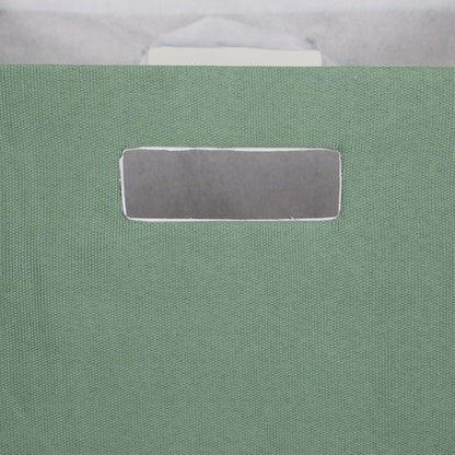 DII cubeta de Almacenamiento Plegable de poliéster, sólido, Ligero y Duradero, Cuadrado Grande, 13 x 13 x 13 Pulgadas, alcachofa