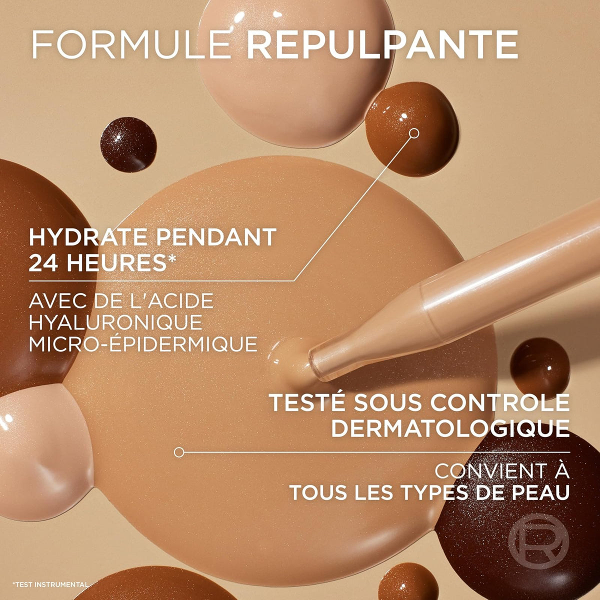 L'Oréal Paris True Match Sérum Rellenador con Color, Base de Maquillaje con Ácido Hialurónico, Hidrata la Piel al Instante, Textura Ligera, Tono 4-5 Medium, 30 ml