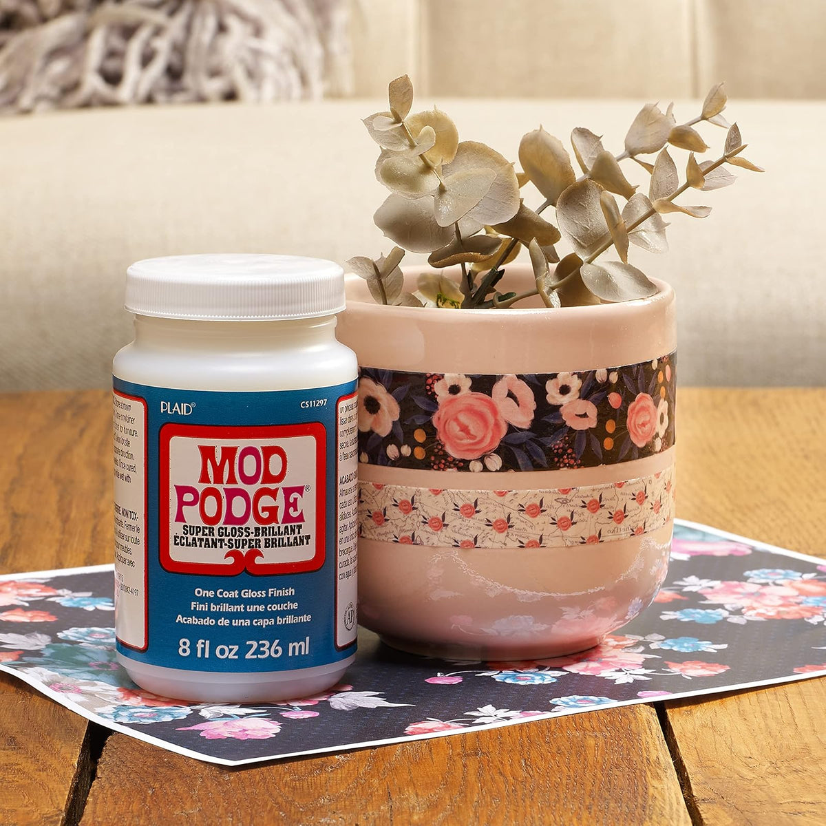 Mod Podge CS11297 Brillo súper Grueso (8 onzas)