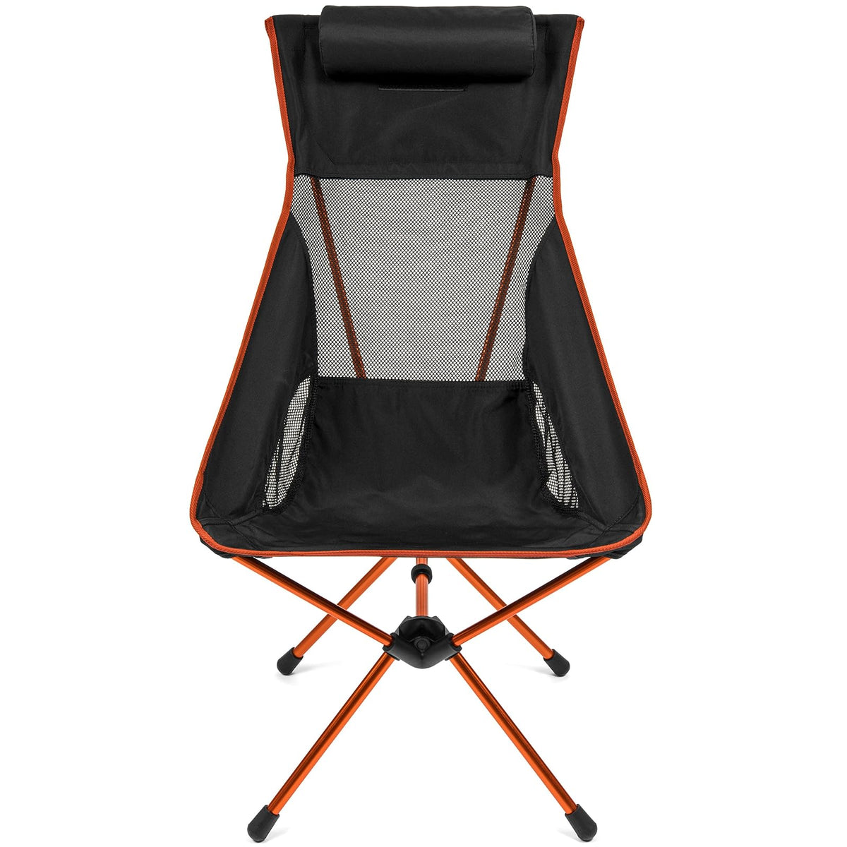 Cascade Mountain Tech - Silla de Campamento – Respaldo Alto Ultraligero para mochileros, Camping, Eventos Deportivos, Playa y picnics con Bolsa de Transporte