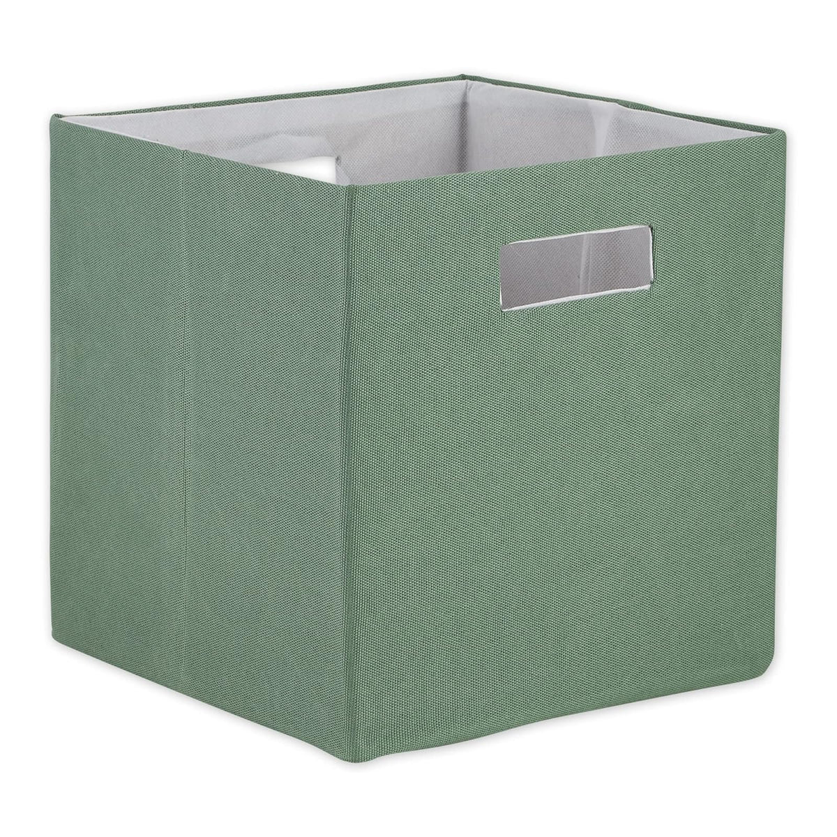 DII cubeta de Almacenamiento Plegable de poliéster, sólido, Ligero y Duradero, Cuadrado Grande, 13 x 13 x 13 Pulgadas, alcachofa