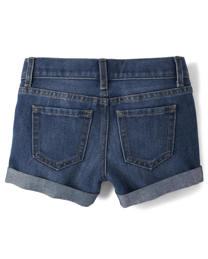 The Children's Place Short con puño Enrollable Pantalones Cortos para Niñas
