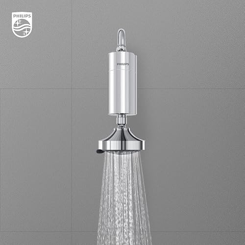PHILIPS - Cartucho de filtro de ducha, material KDF certificado por la NSF, filtración de doble malla, reduce el cloro, las impurezas y los sedimentos oxidados (cartucho de filtro de ducha)
