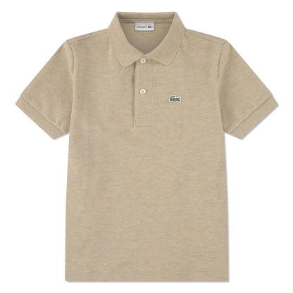 Lacoste Polo Clásico de Piqué para Niño - 3T - Beige Bronceado
